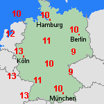 Vorhersage Do, 07.11. Deutschland